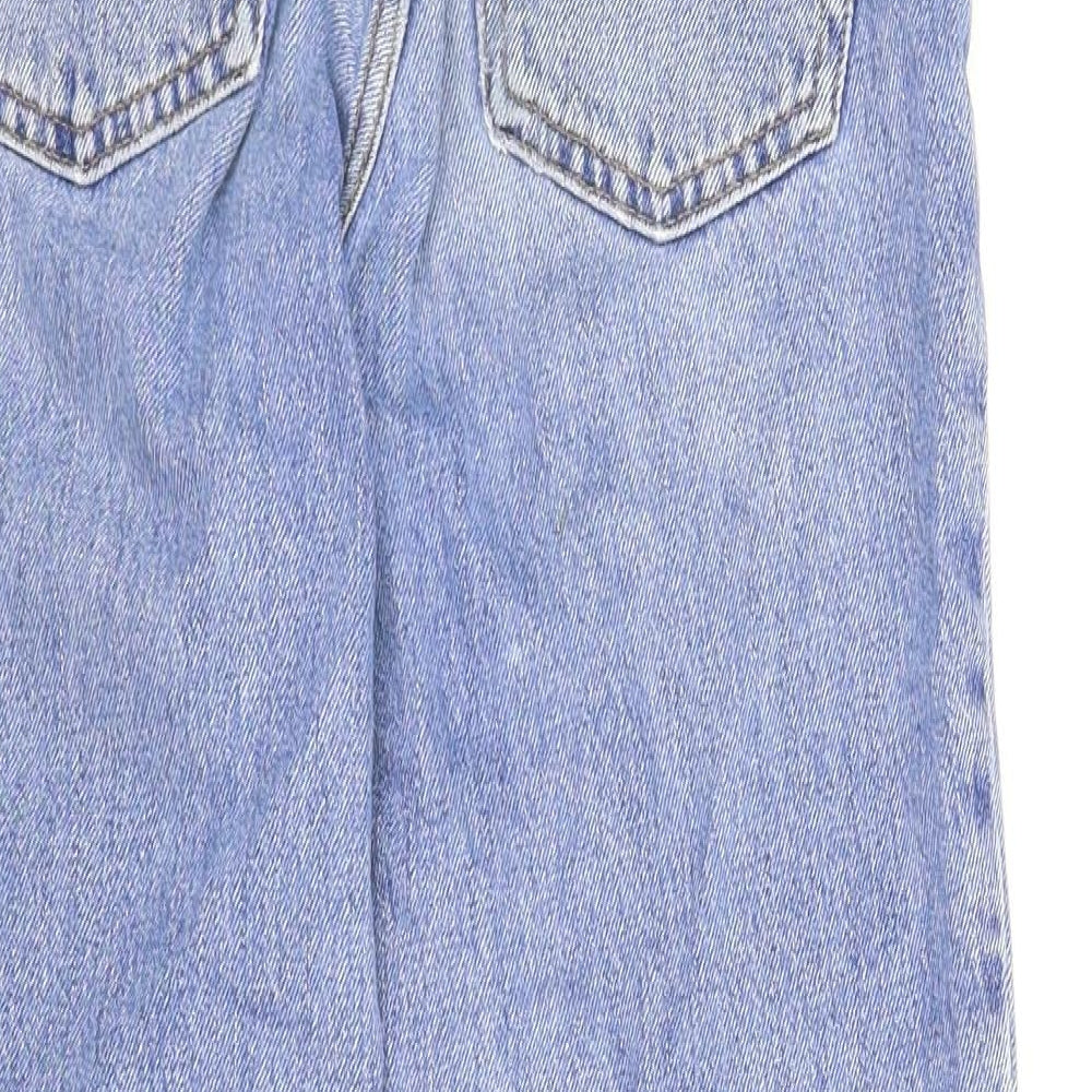Topshop Womens Blue  Denim Mom Jeans Size 28 in L30 in
