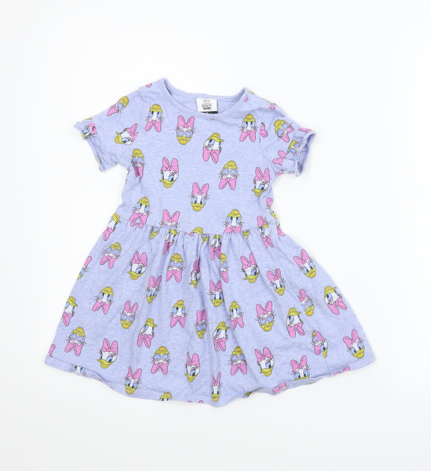 George Girls Blue Animal Print  A-Line  Size 2-3 Years  - Disney
