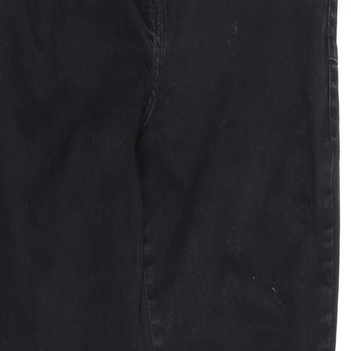 NEXT Womens Black  Denim Skinny Jeans Size 14 L28 in