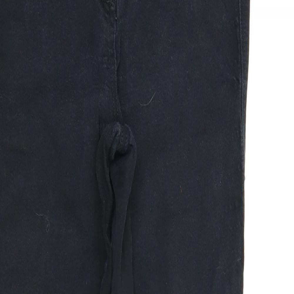 NEXT Womens Black  Denim Skinny Jeans Size 12 L27.5 in