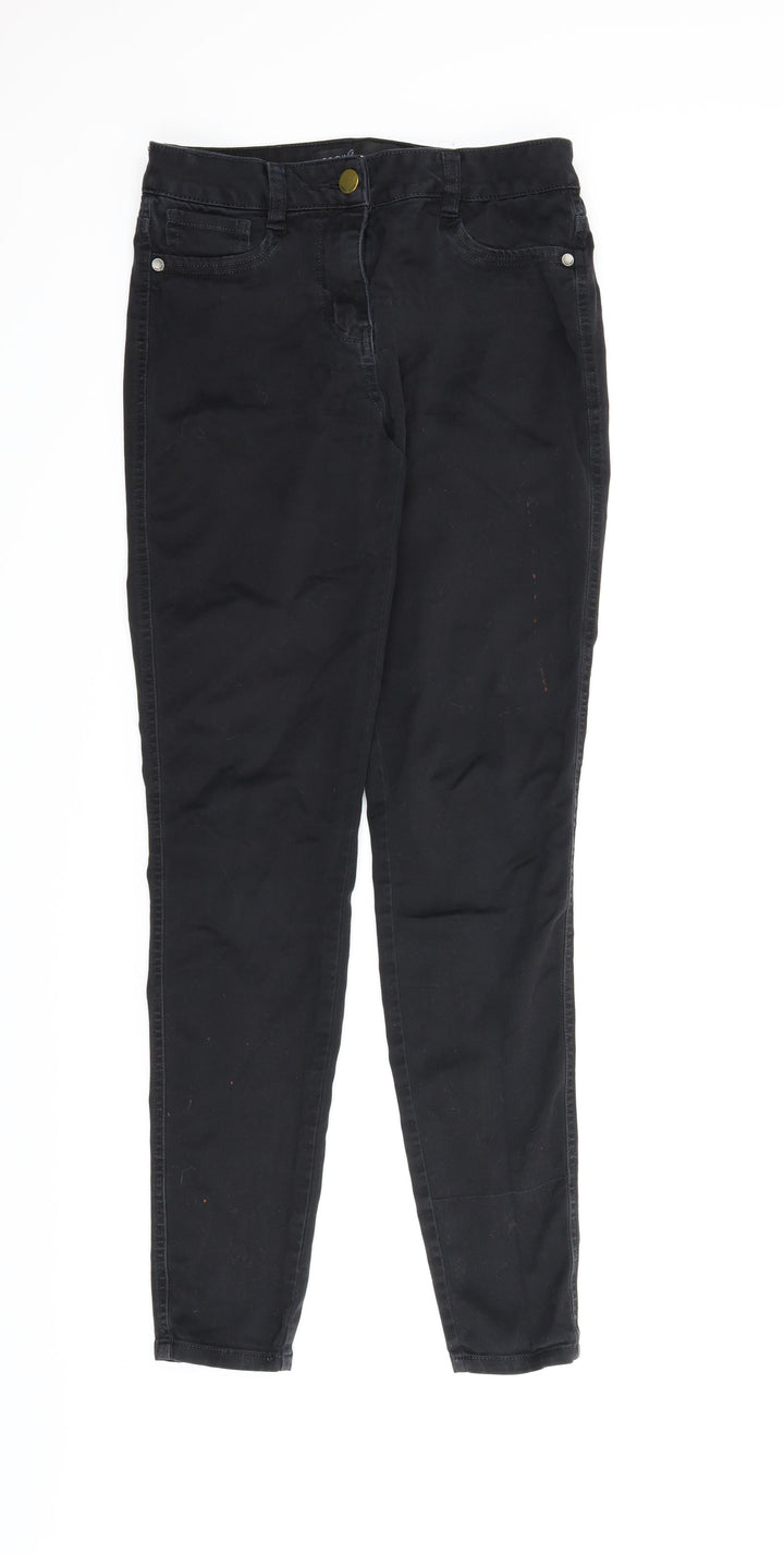 NEXT Womens Black Denim Skinny Jeans Size 10 L29 in