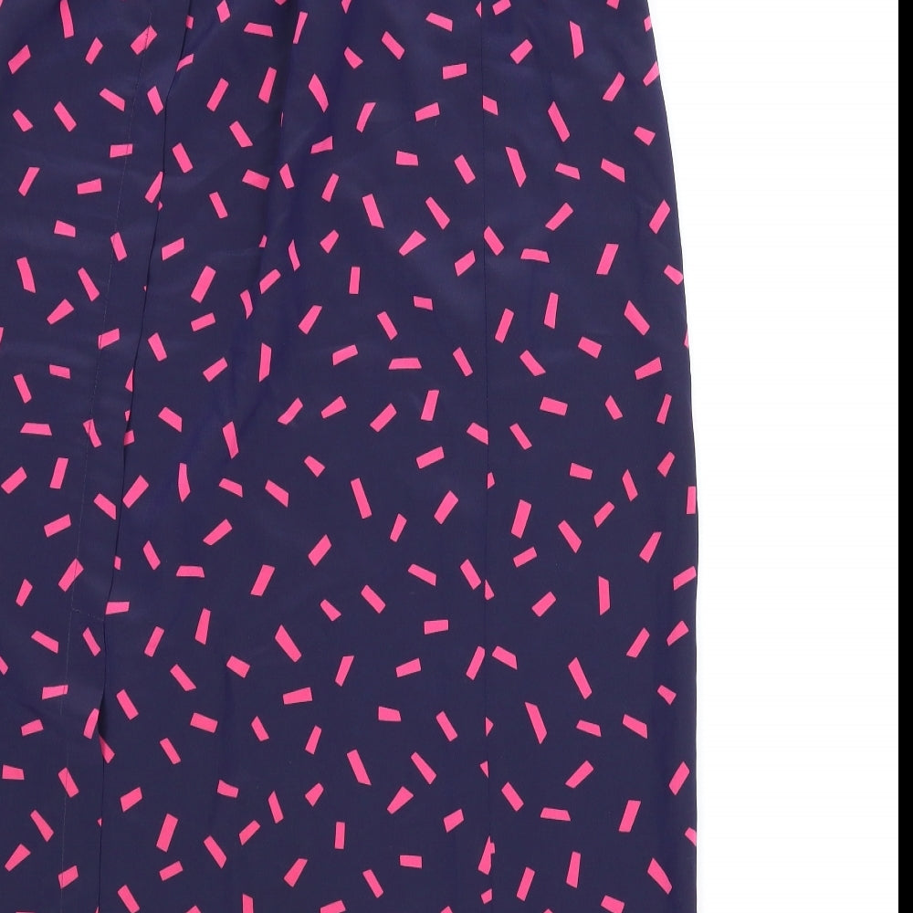 Jaques Vert Womens Blue   A-Line Skirt Size 14