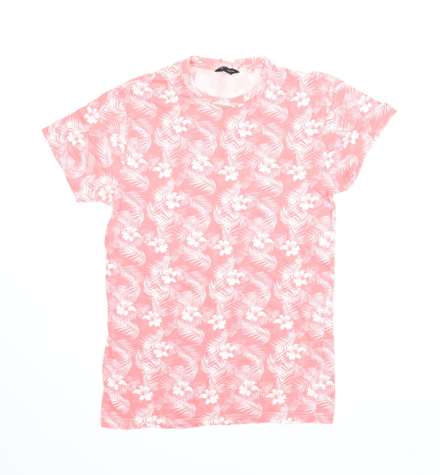 Cedar Wood State Mens Pink Floral   T-Shirt Size XS