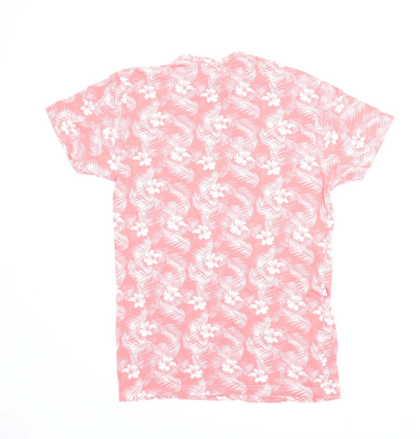 Cedar Wood State Mens Pink Floral   T-Shirt Size XS