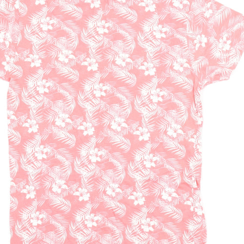 Cedar Wood State Mens Pink Floral   T-Shirt Size XS
