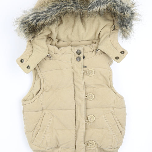 Gap Girls Beige   Gilet Coat Size XS