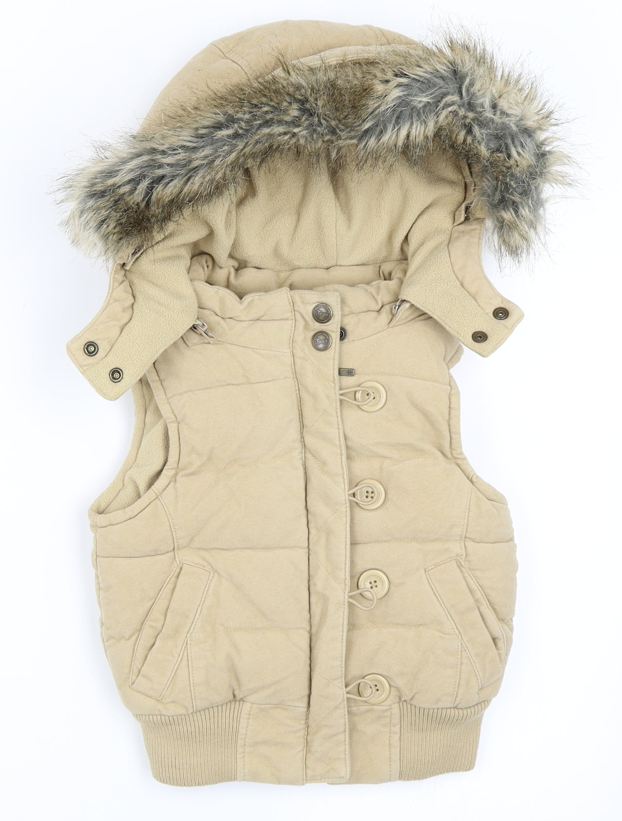 Gap Girls Beige   Gilet Coat Size XS