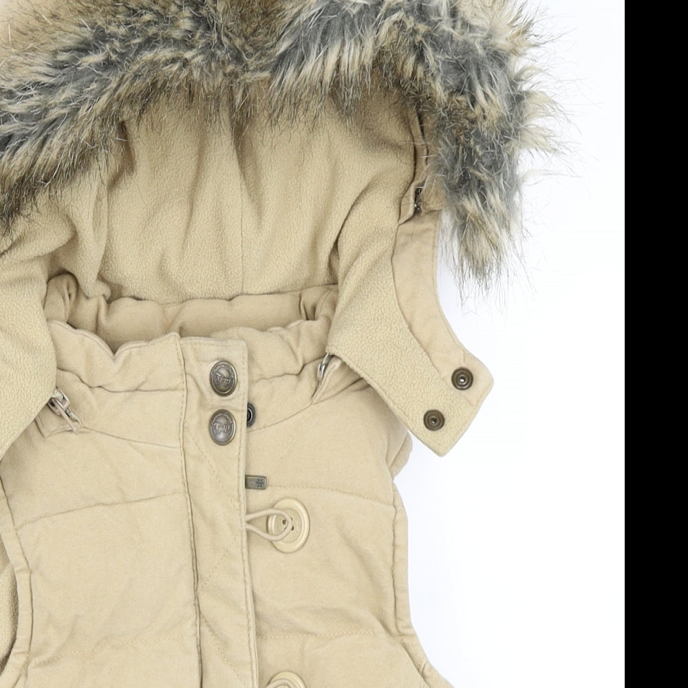 Gap Girls Beige   Gilet Coat Size XS