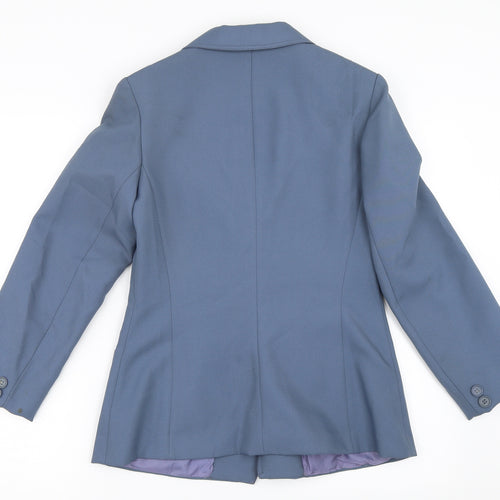 Telemac  Womens Blue   Jacket Blazer Size 12