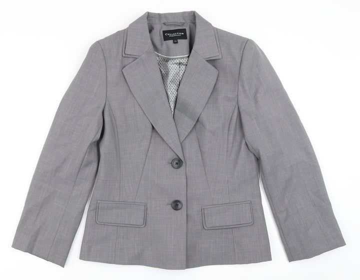 Debenhams Womens Grey Jacket Blazer Size 12