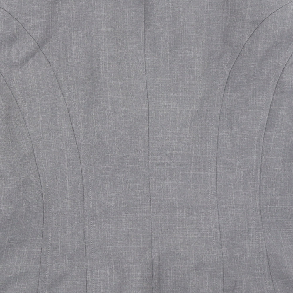 Debenhams Womens Grey   Jacket Blazer Size 12