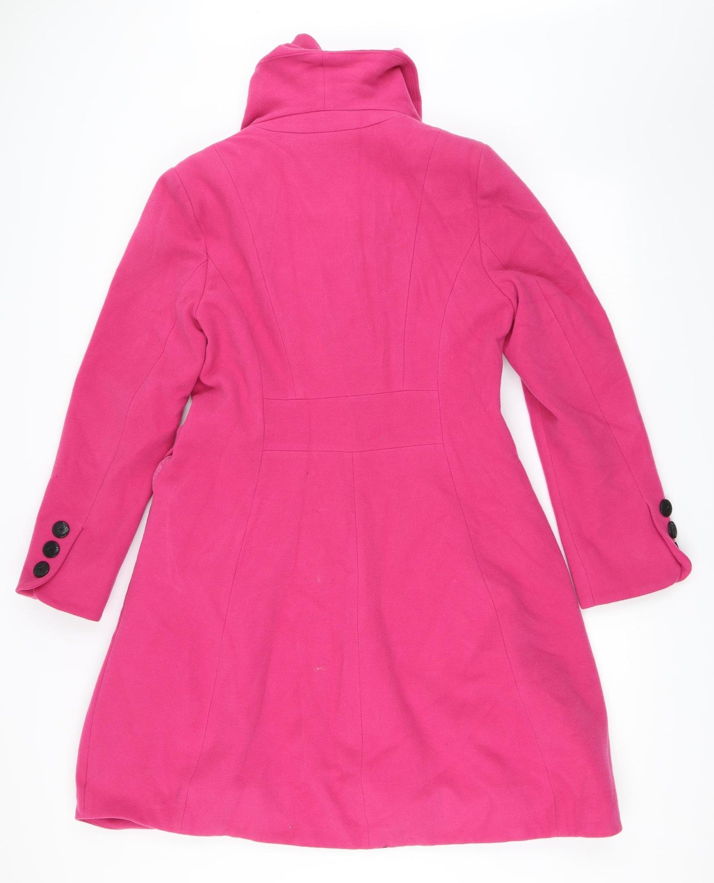 Per Una Womens Pink   Overcoat Coat Size 12