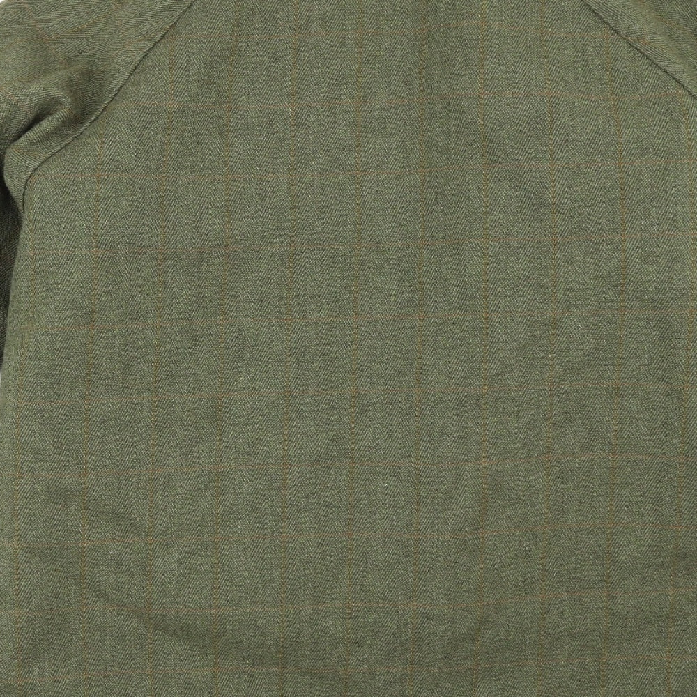 Bronte Mens Green   Overcoat Coat Size M