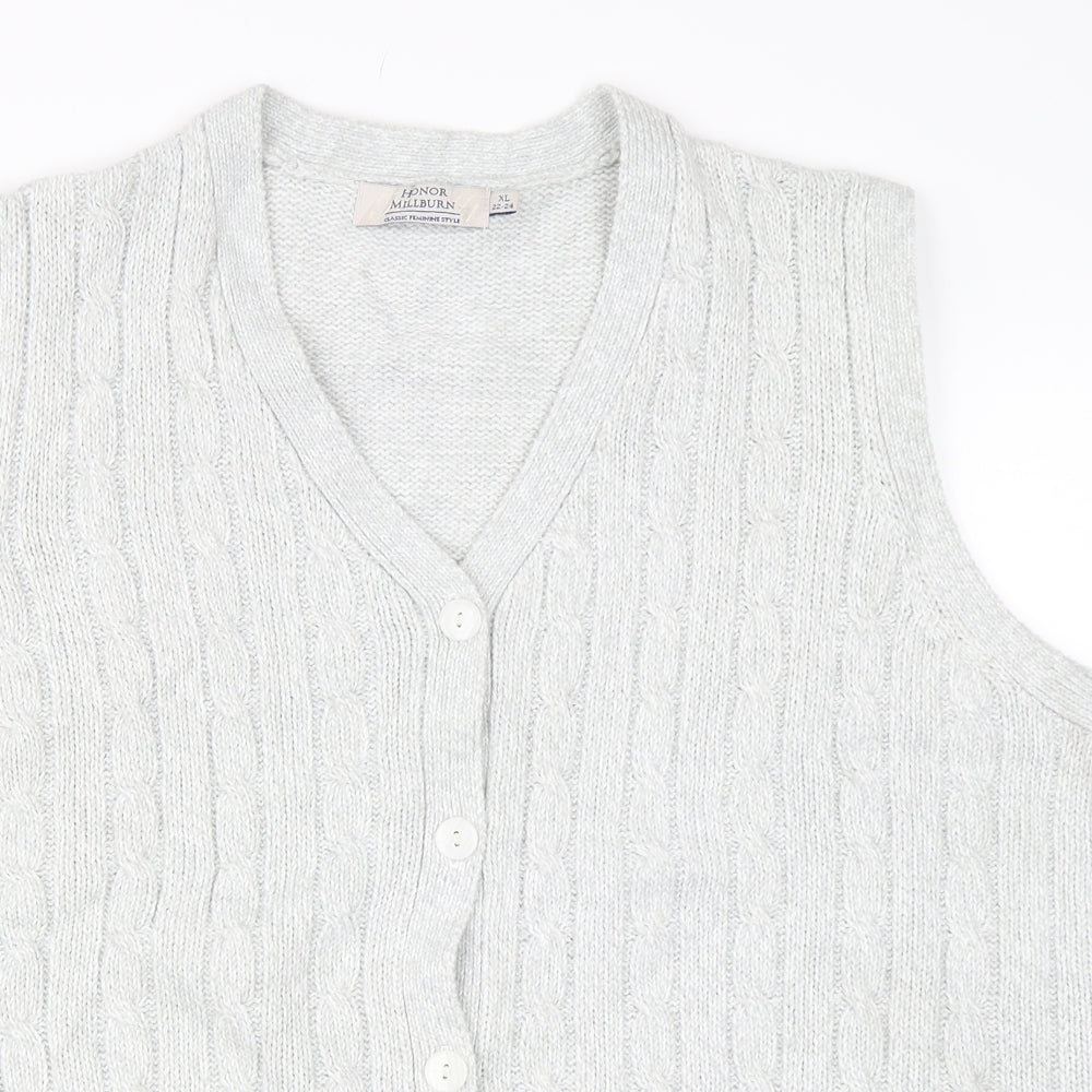 Honor Millburn Womens Grey   Pullover Jumper Size 22