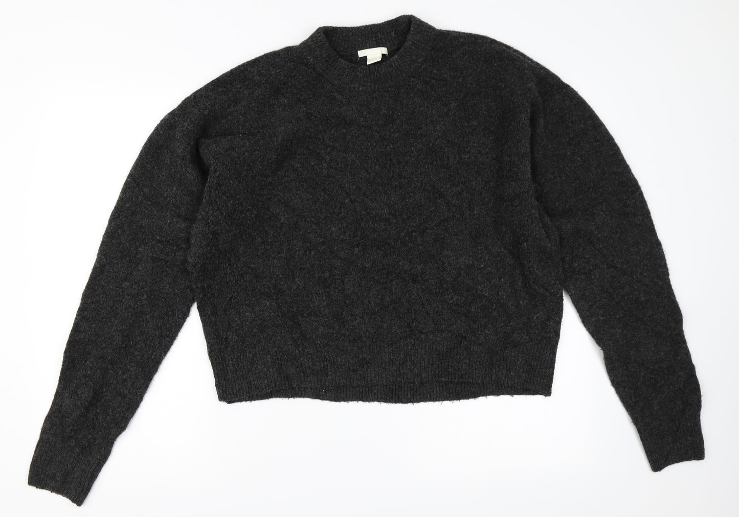 H&M Womens Grey   Pullover Jumper Size S