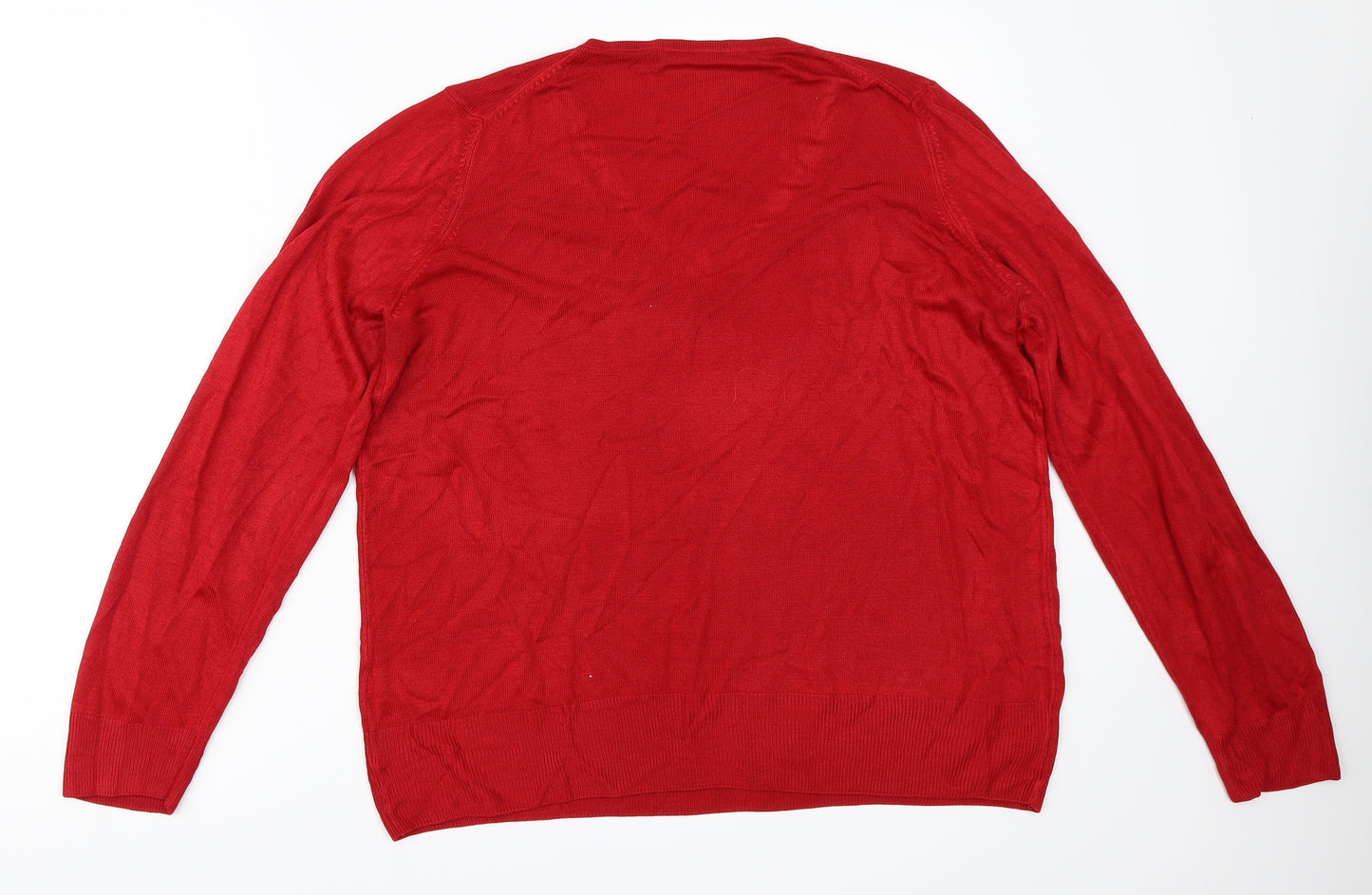 Marks and Spencer Womens Red   Pullover Jumper Size 16