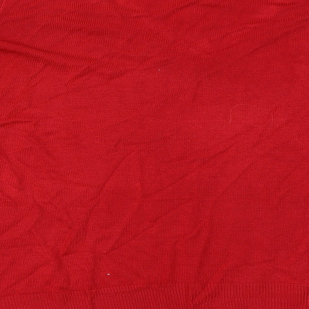 Marks and Spencer Womens Red   Pullover Jumper Size 16