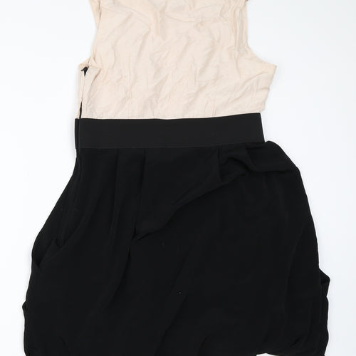 H&M Womens Black   Skater Dress  Size 40