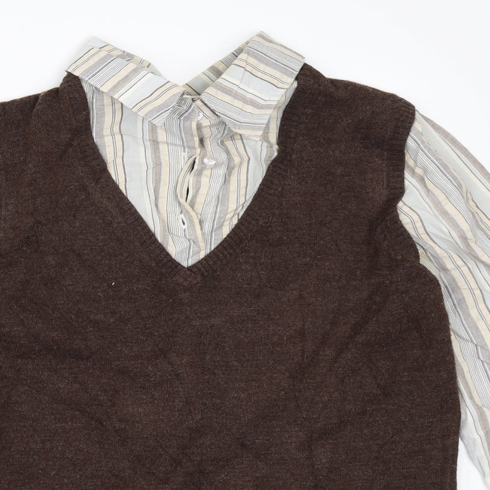 George Womens Brown   Pullover Jumper Size 14