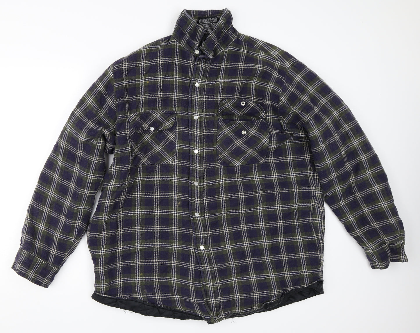 Woodlake Mens Blue Check  Jacket  Size XL