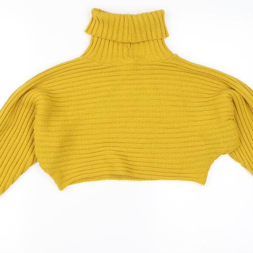 New Look Womens Yellow   Pullover Jumper Size S