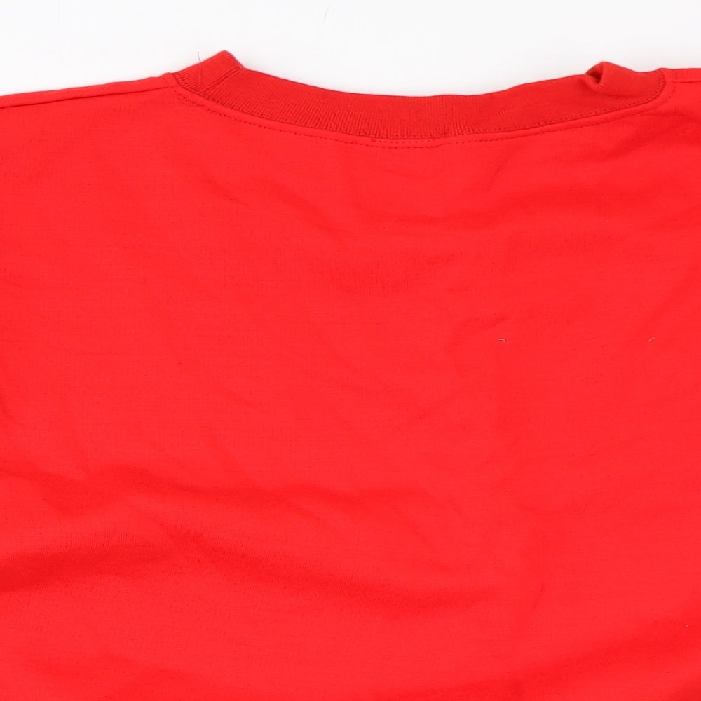 Nelson Ashby Mens Red   Pullover Sweatshirt Size M