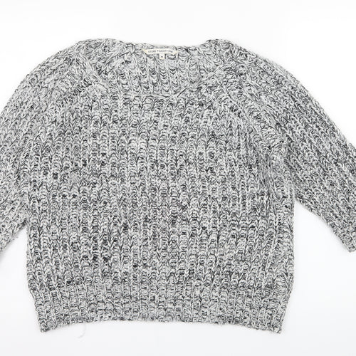 Store Twenty One Womens Grey  Knit Pullover Jumper Size M