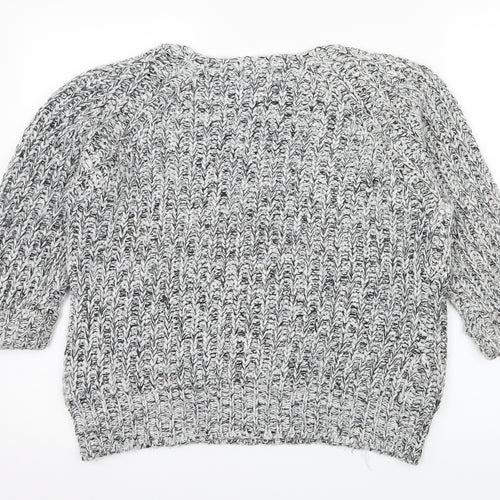Store Twenty One Womens Grey  Knit Pullover Jumper Size M