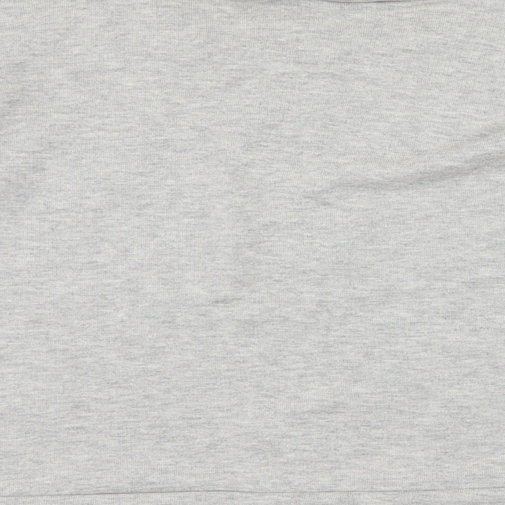 Topshop Womens Grey Geometric Jersey Pullover Sweatshirt Size 8  - Christmas Rudolph