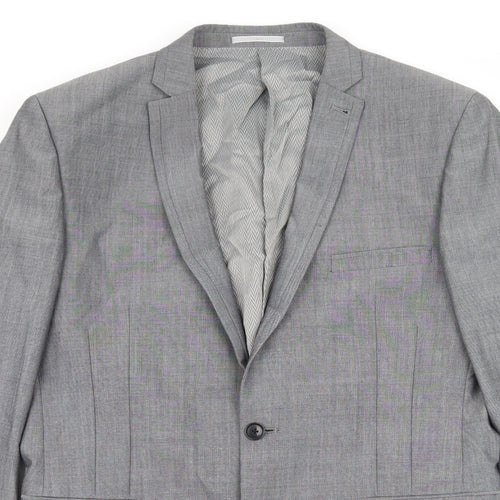 Preworn Mens Grey   Jacket Suit Jacket Size L