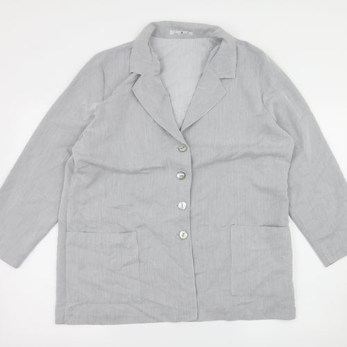Paul Seperates Womens Grey Striped  Jacket  Size 16