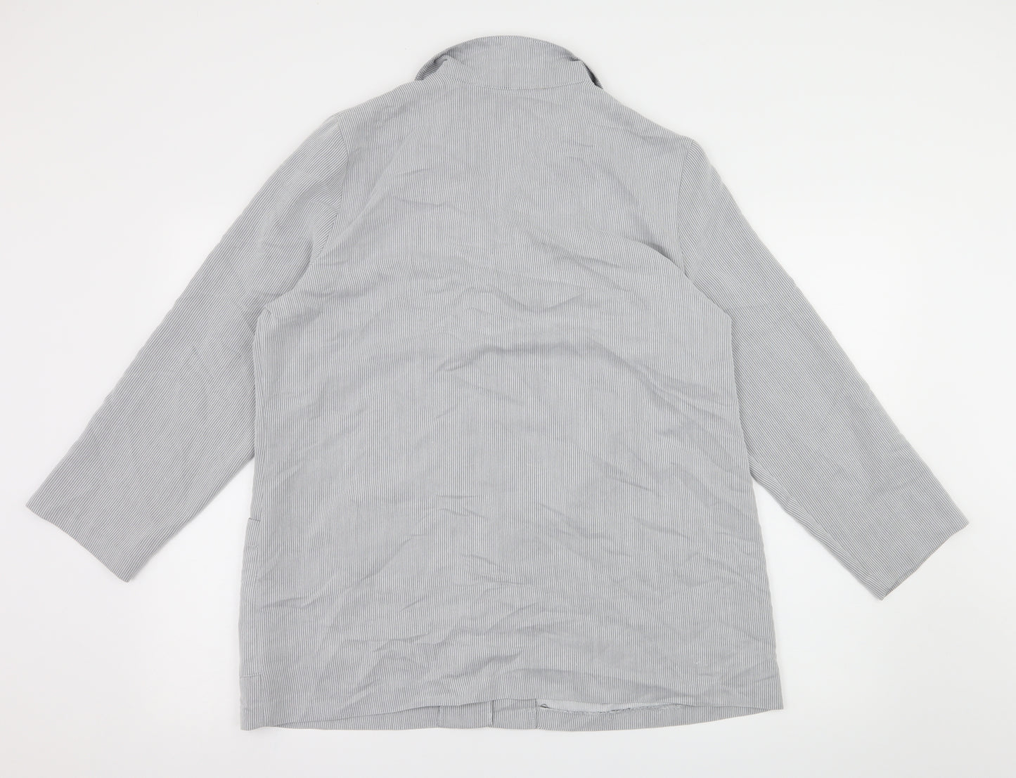 Paul Seperates Womens Grey Striped  Jacket  Size 16
