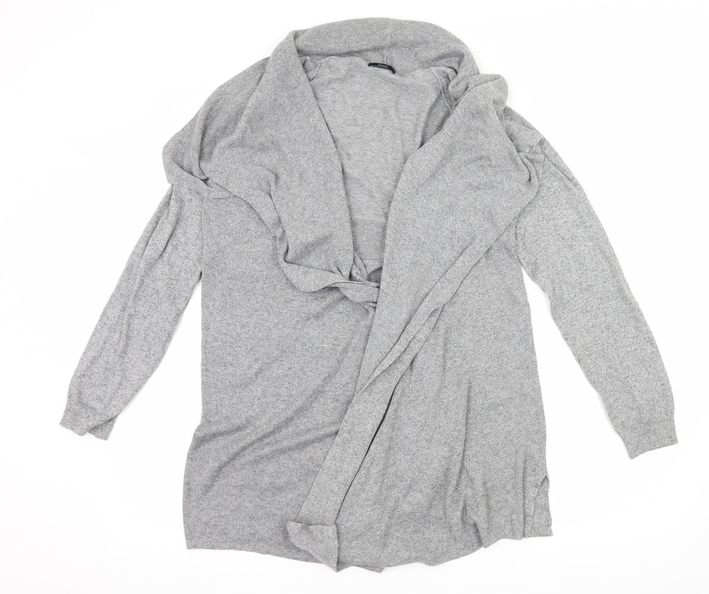 F&F Womens Grey  Knit Cardigan Jumper Size 12