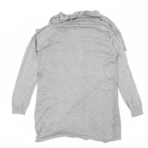 F&F Womens Grey  Knit Cardigan Jumper Size 12