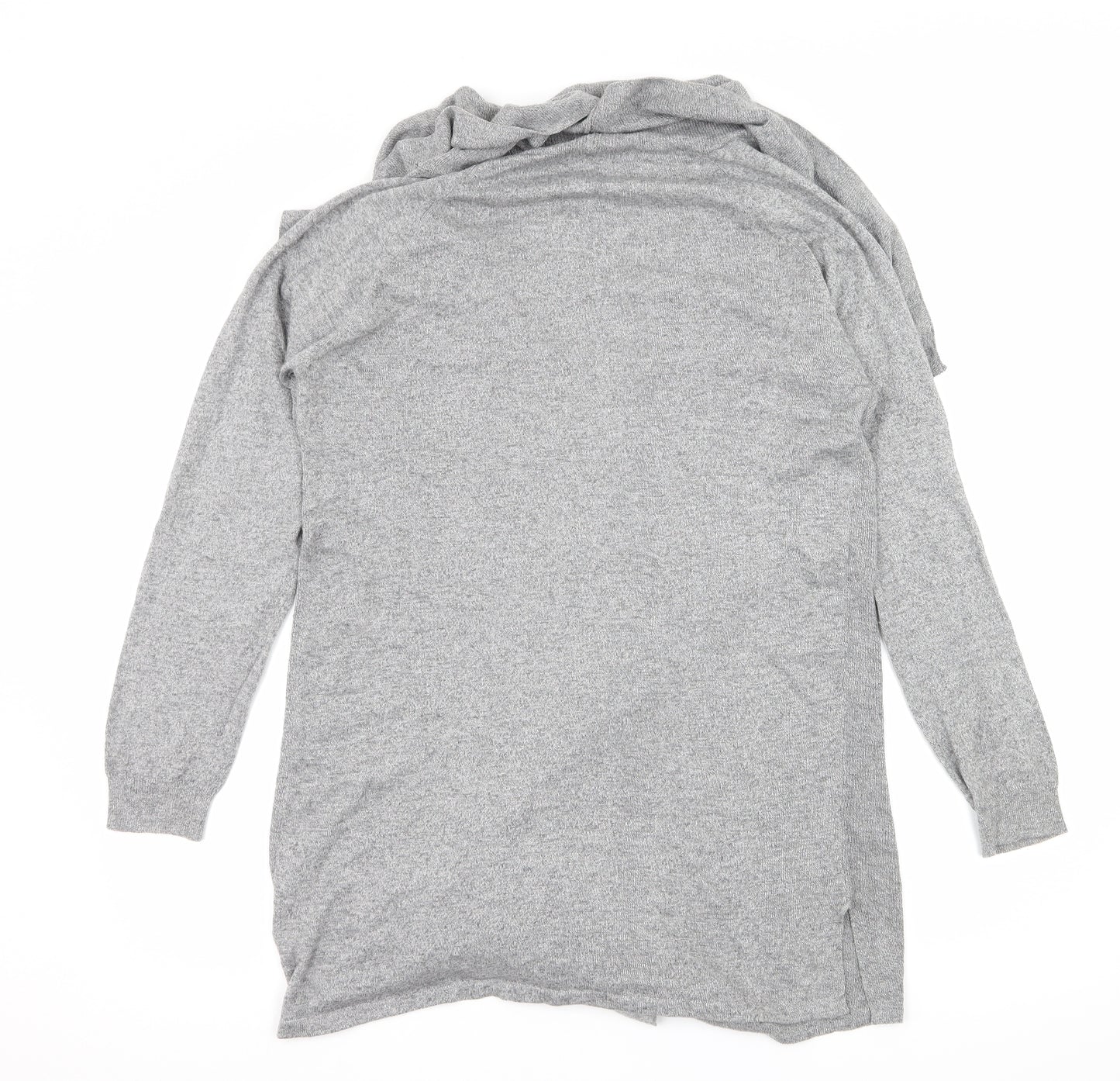 F&F Womens Grey  Knit Cardigan Jumper Size 12