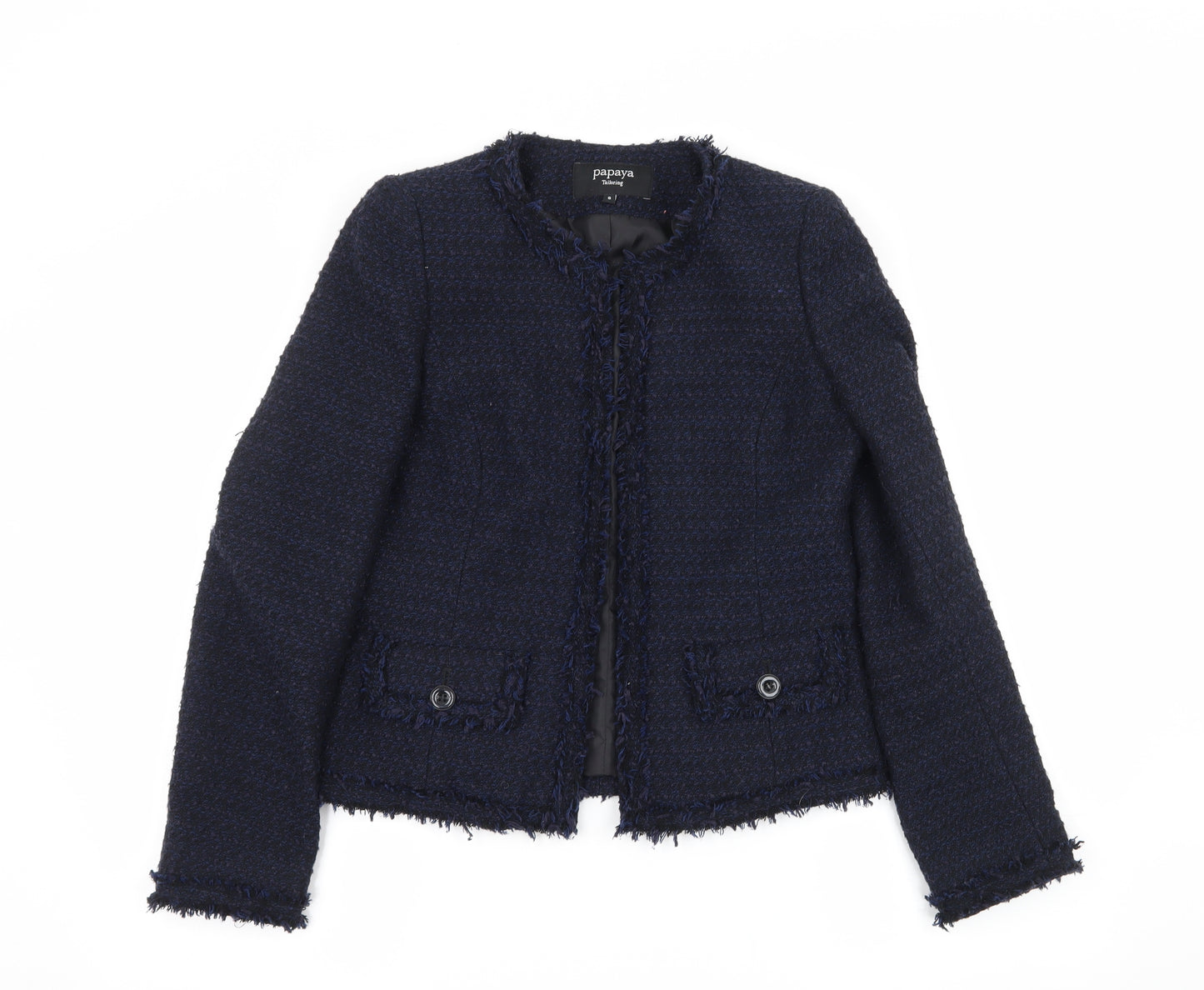 Papaya Womens Blue   Jacket  Size 8