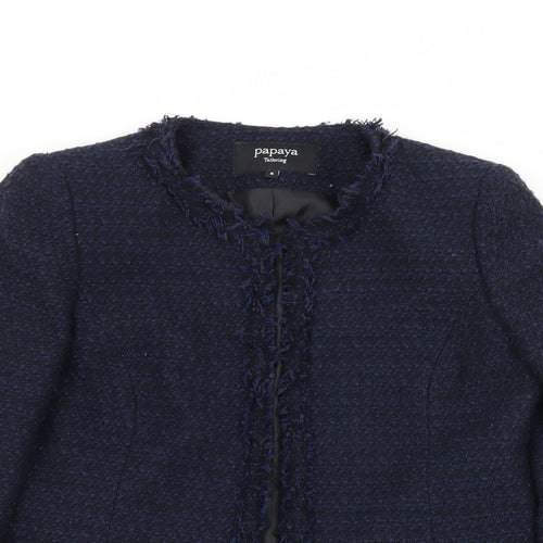 Papaya Womens Blue   Jacket  Size 8