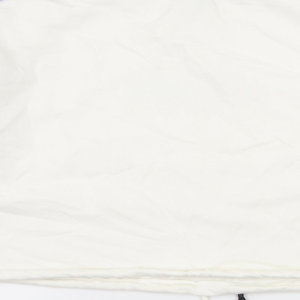 Divided by H&M Womens White Striped Jersey Pullover Sweatshirt Size M  - Fresno