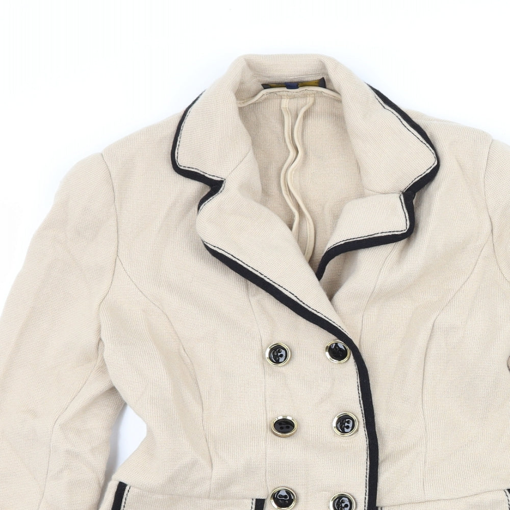 Luisa Spagnoli Womens Brown   Jacket  Size S