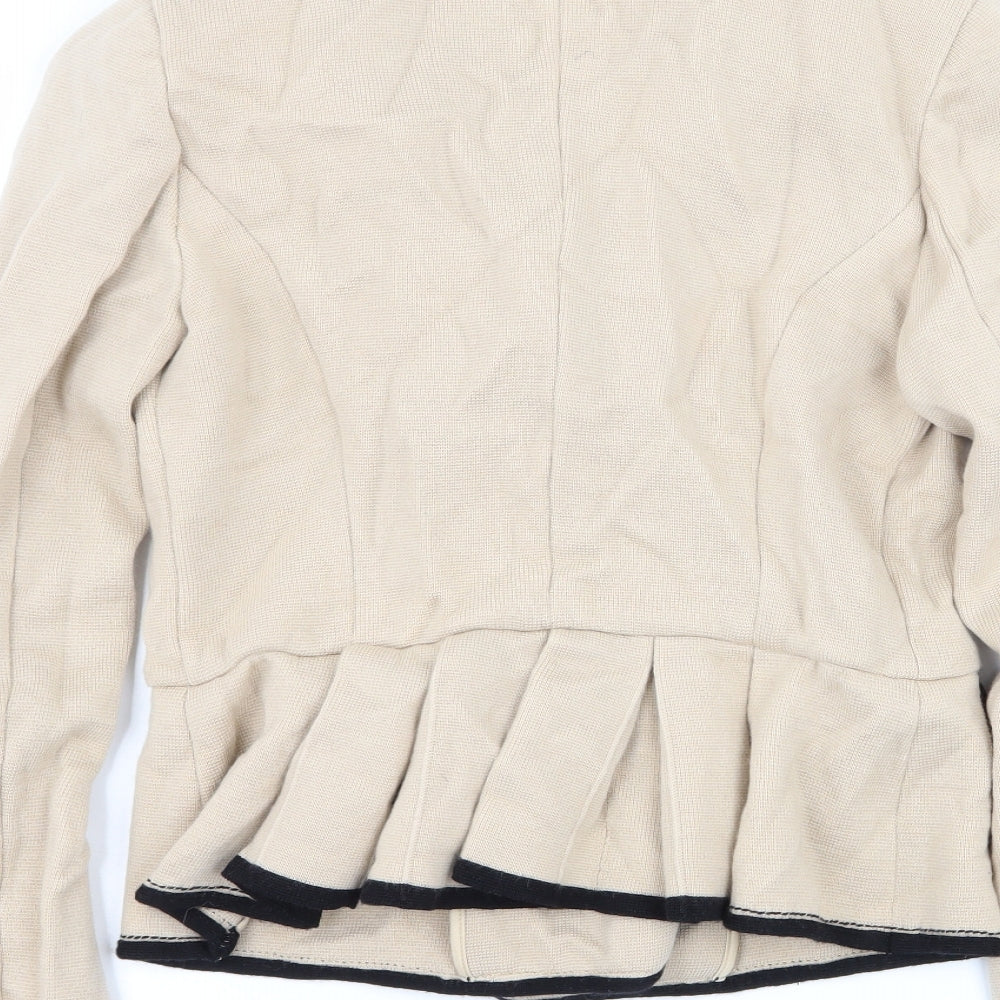 Luisa Spagnoli Womens Brown   Jacket  Size S