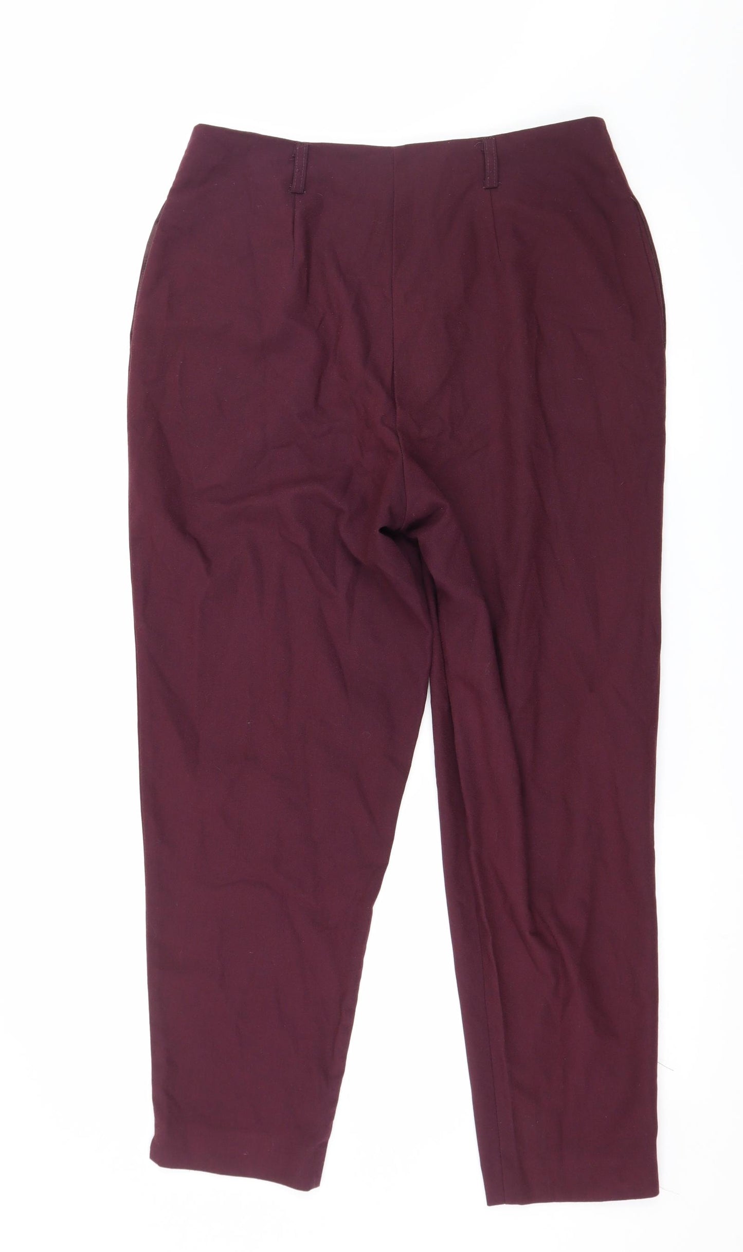 New Look Womens Purple   Trousers  Size 12 L26 in