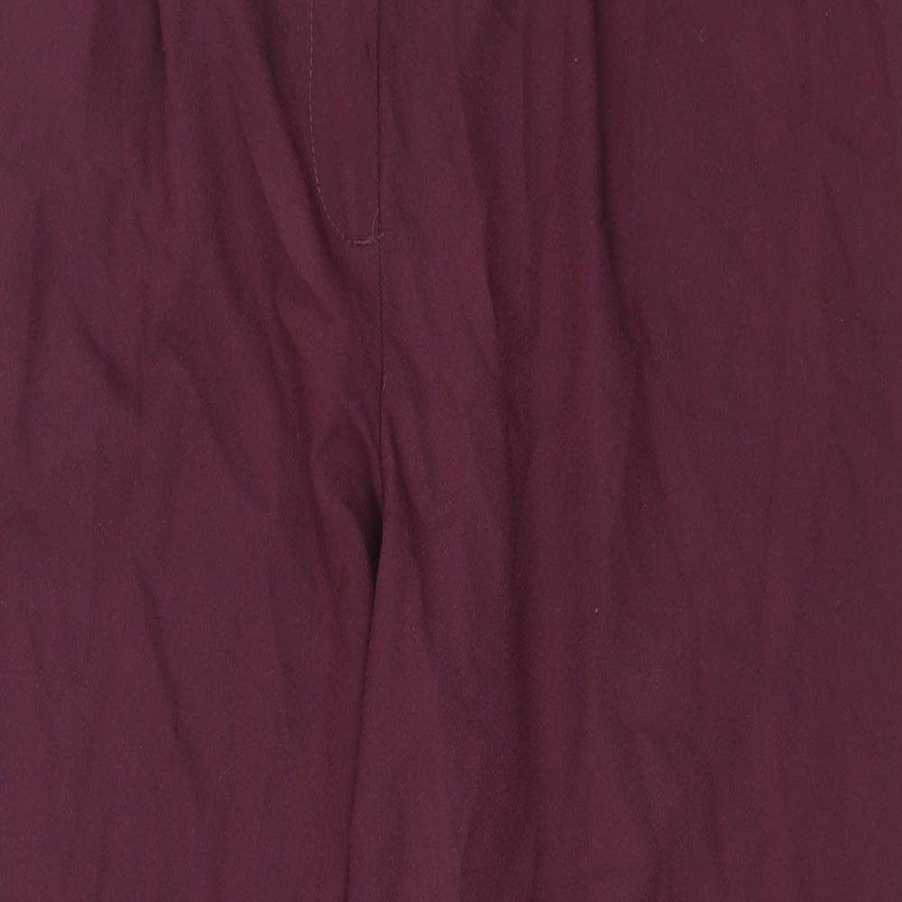 New Look Womens Purple   Trousers  Size 12 L26 in