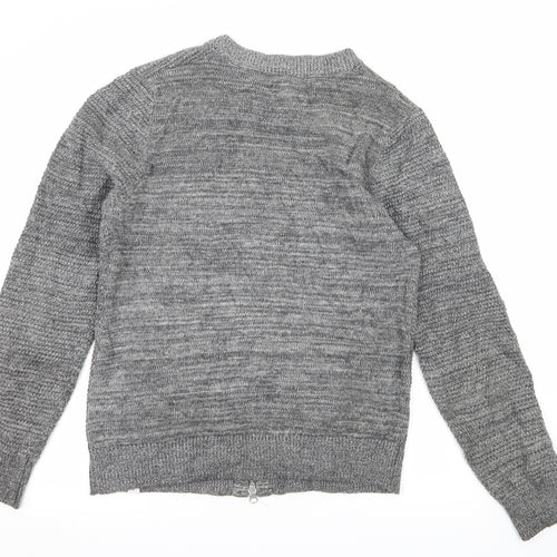Shore Leave Mens Grey  Knit Cardigan Jumper Size M