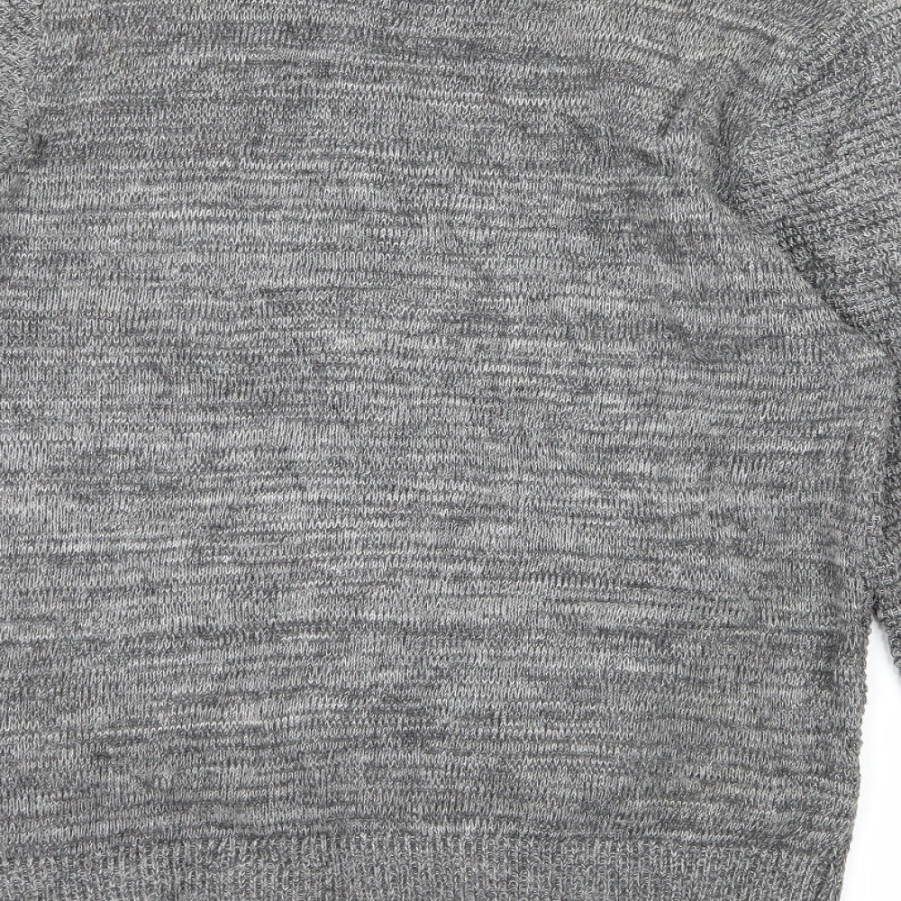 Shore Leave Mens Grey  Knit Cardigan Jumper Size M