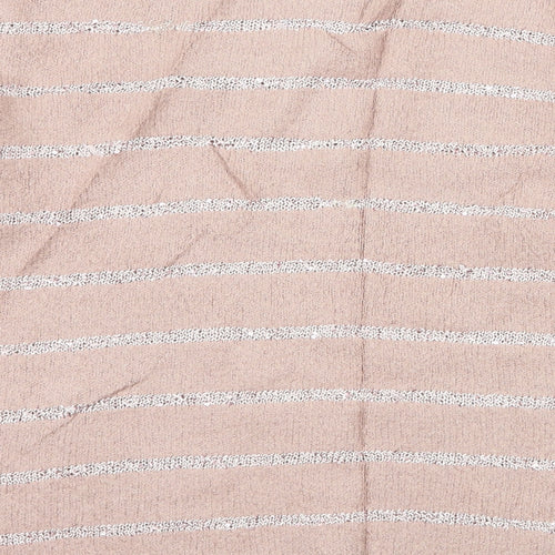 Peacocks Womens Pink  Knit Pullover Jumper Size M