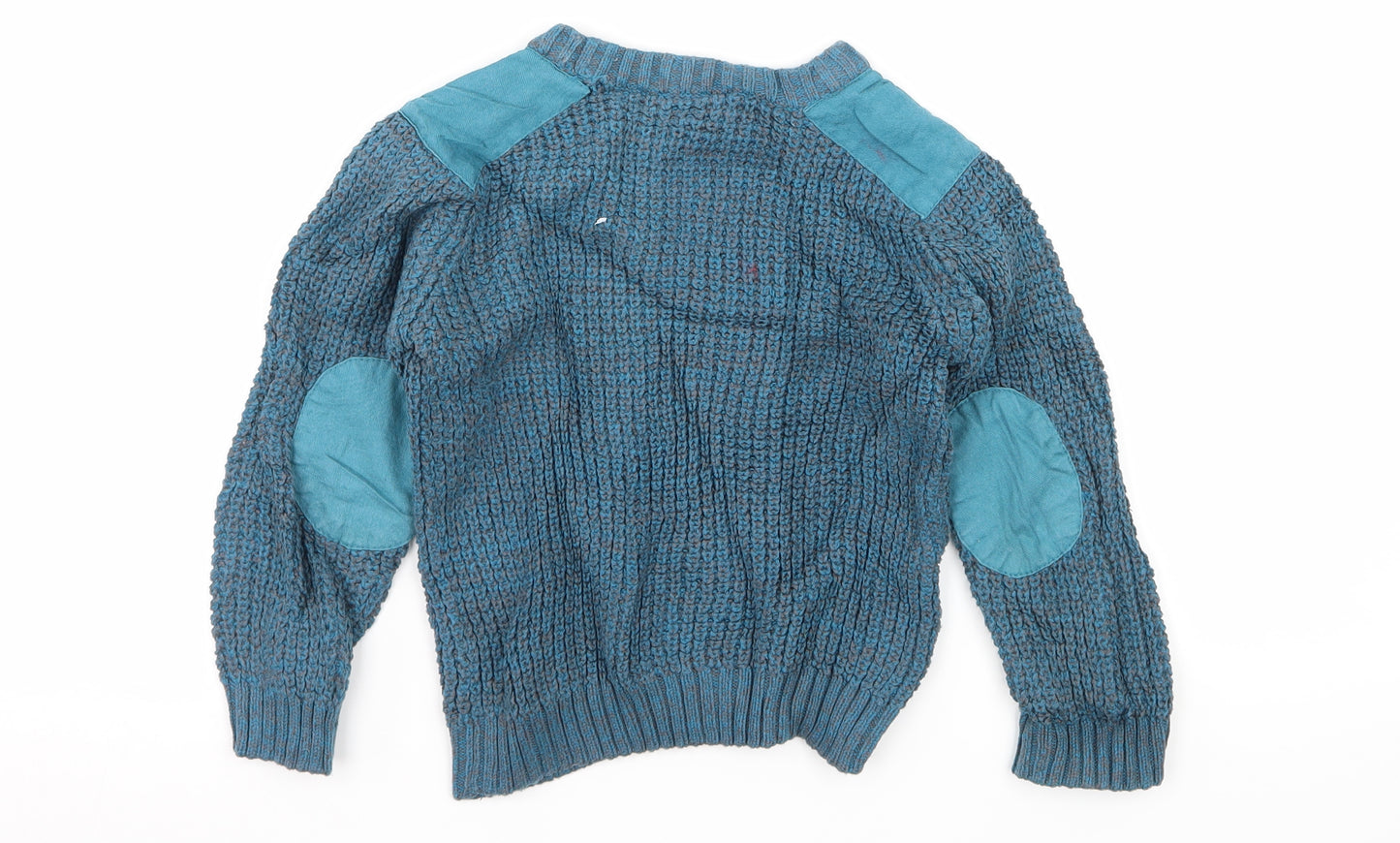 Matalan Boys Blue  Knit Pullover Jumper Size 3-4 Years