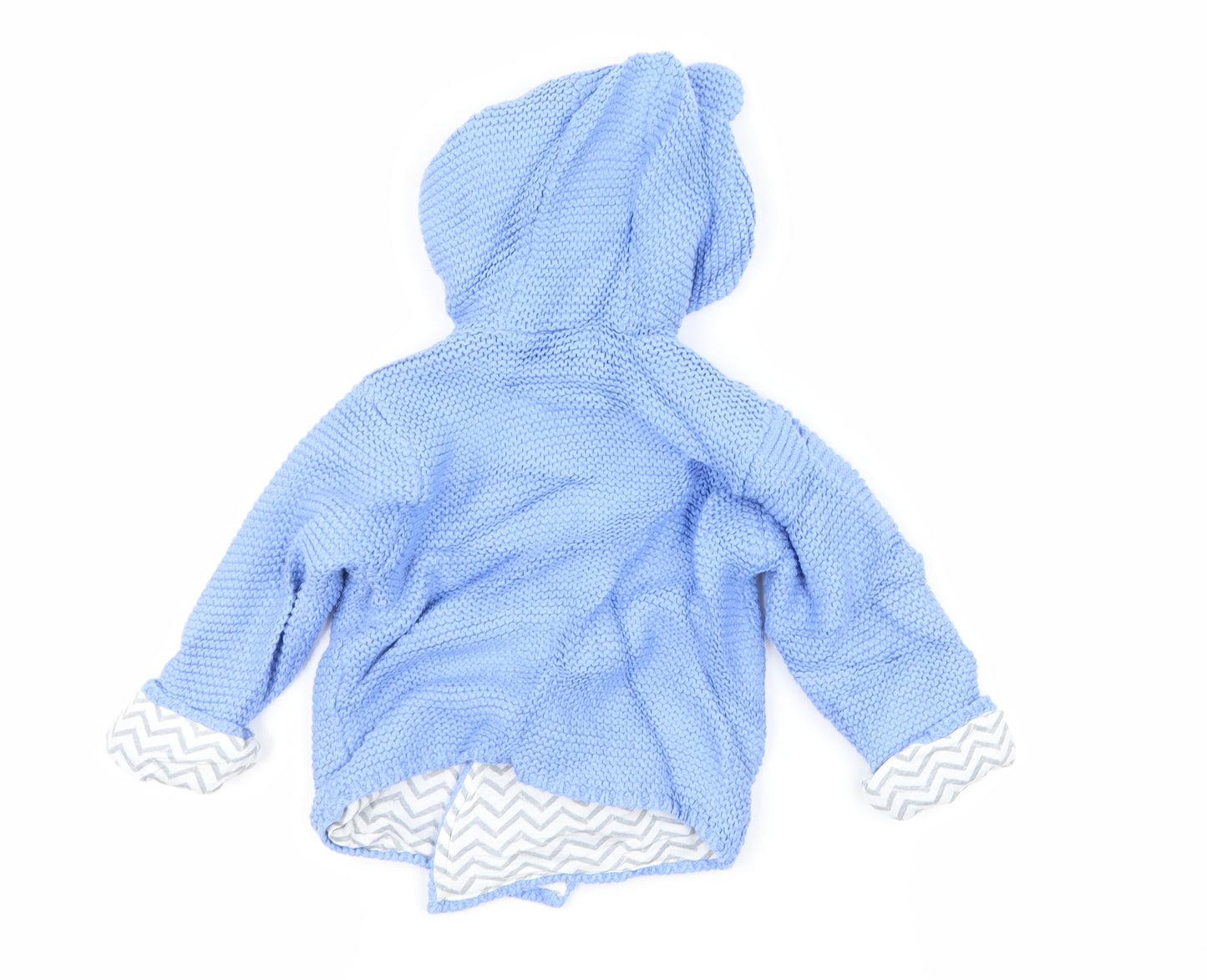 Marks and Spencer Baby Blue  Knit Cardigan Jumper Size 9-12 Months