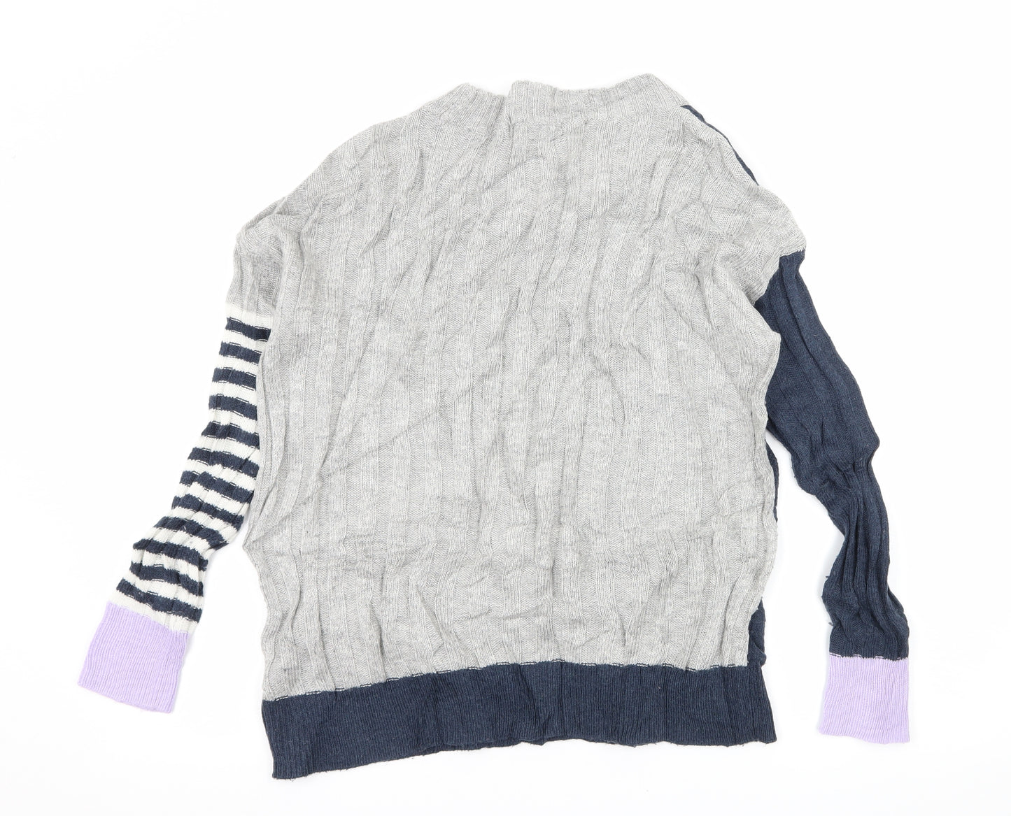 Marks and Spencer Womens Multicoloured Striped Knit Pullover Jumper Size S