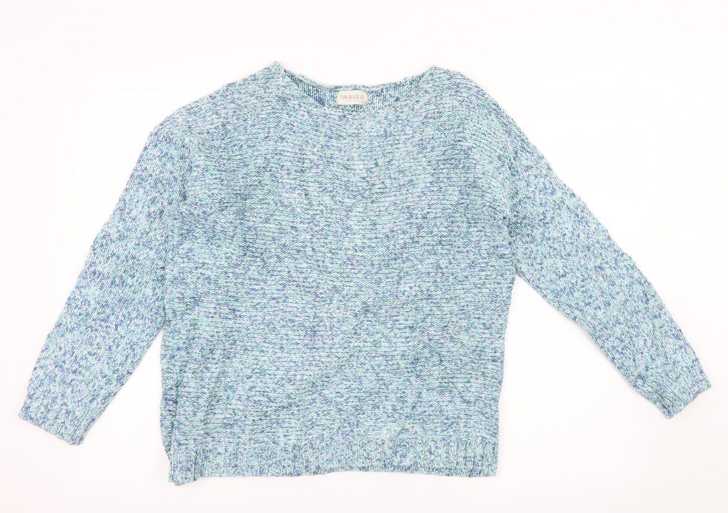 Marks and Spencer Womens Blue  Knit Pullover Jumper Size 16