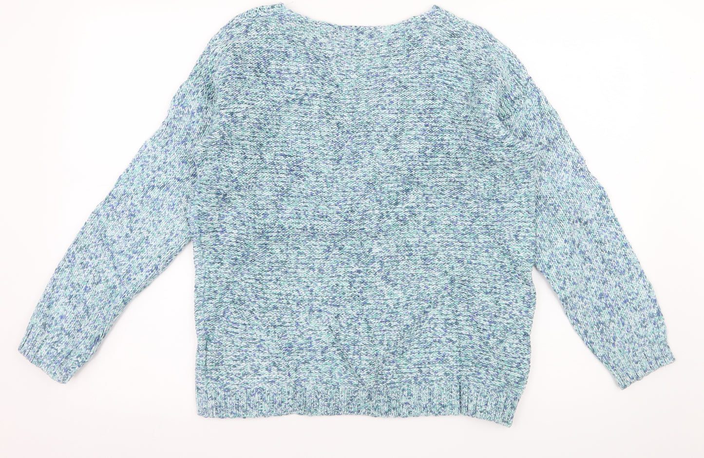 Marks and Spencer Womens Blue  Knit Pullover Jumper Size 16